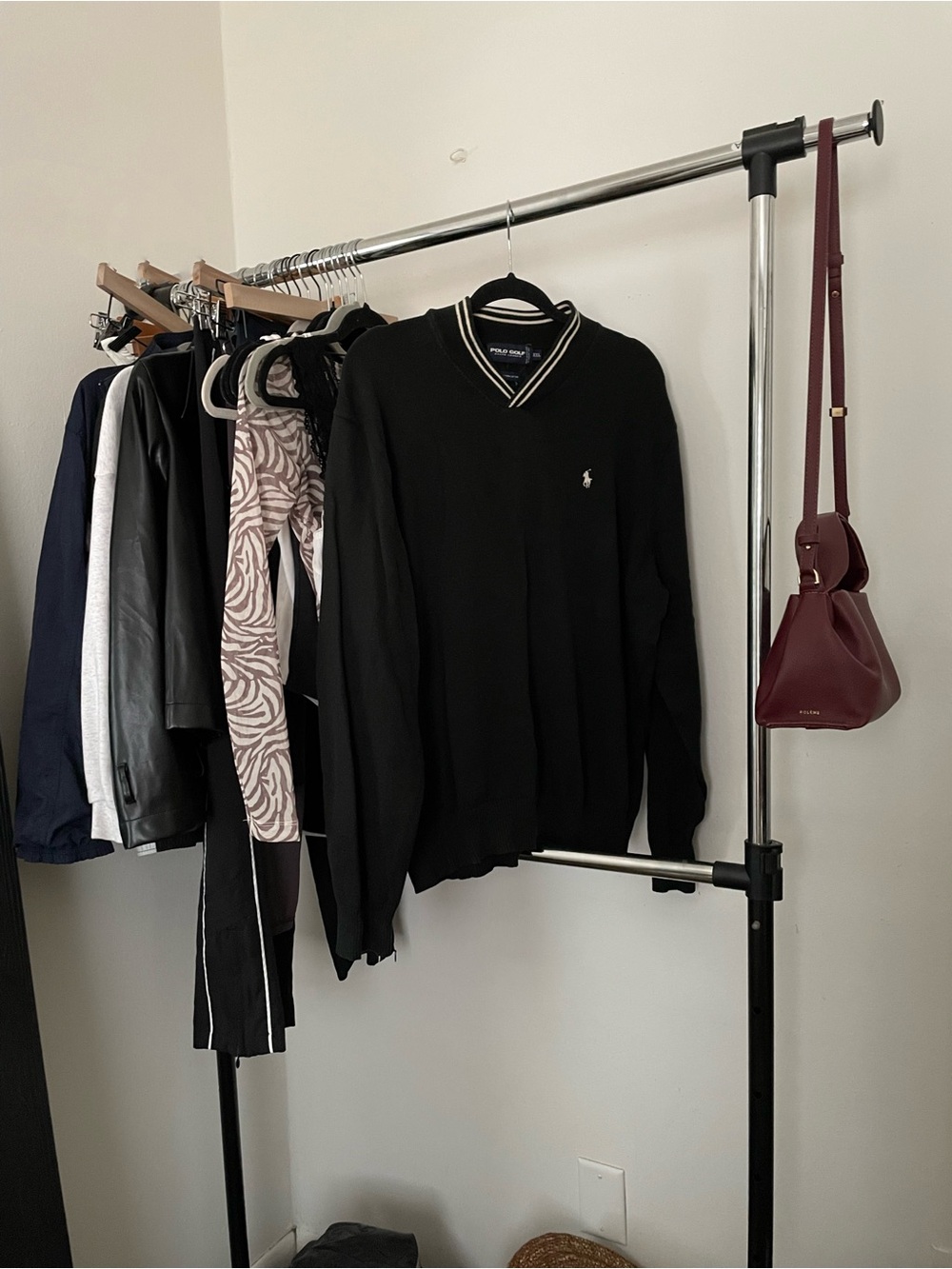 3/$15 Polo by Ralph Lauren Dark Green V-Neck Sweater